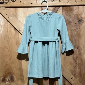 Adorable Kids Dress in Soft Green